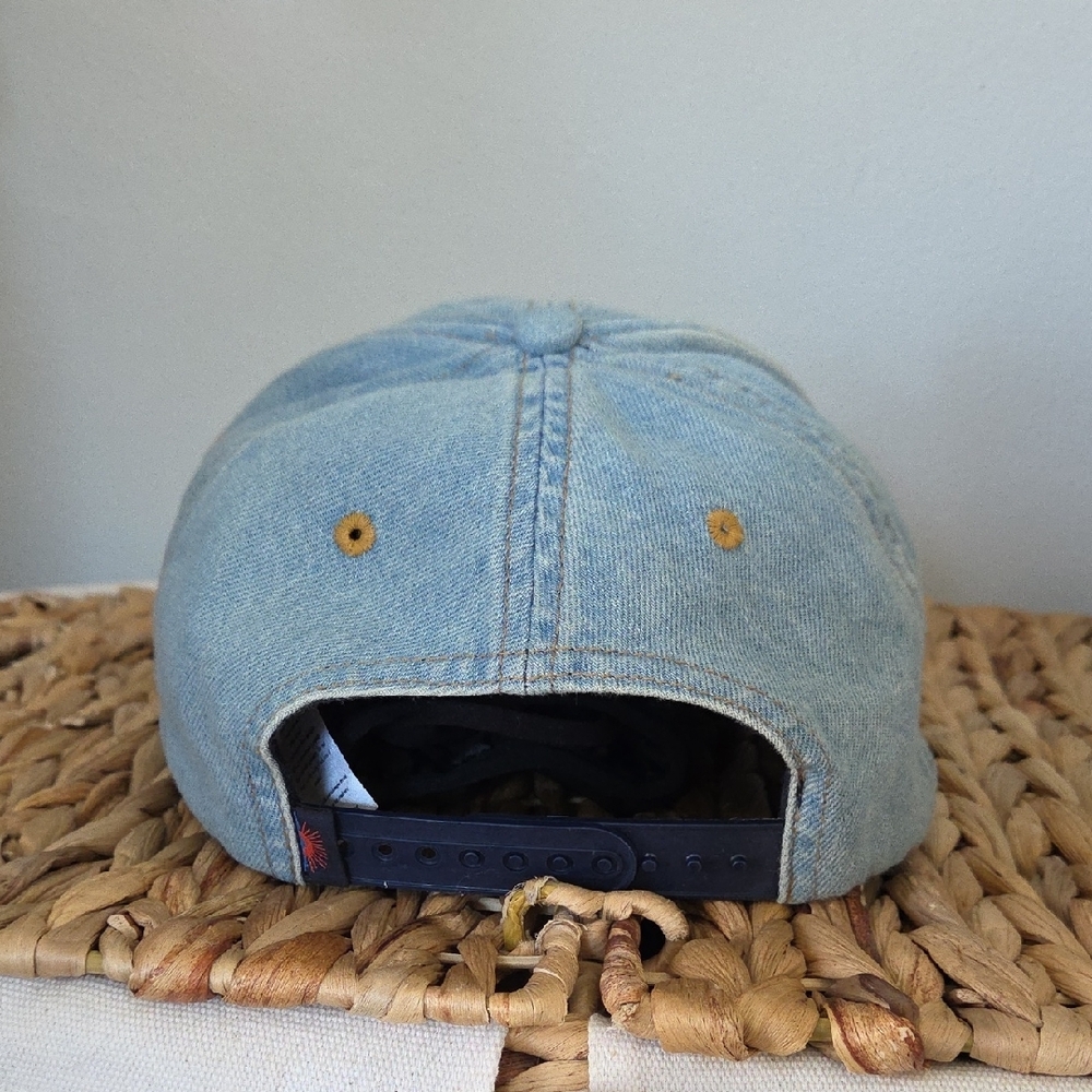 Faherty Light Blue Denim Cap With Patch - image 2